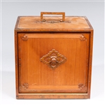 Antique Japanese Wood Tonsu Box