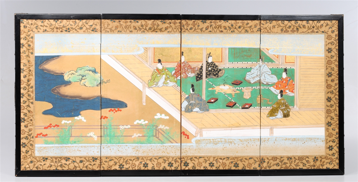 Tosa Mitsunari (Japanese, 1646-1710) Attributed, Byobu Screen