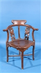 Chinese Carved Wood Chair