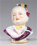 18th Century Sevres Porcelain Bust