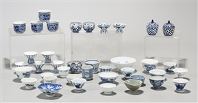 Large Group of Japanese Porcelain Vessels
