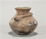 Pre-Columbian-Style Pottery Snake Vessel