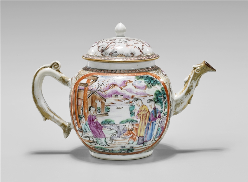 19TH Century Export Porcelain Teapot