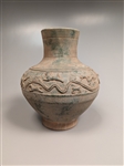 Han-Style Green Glazed Pottery Vase