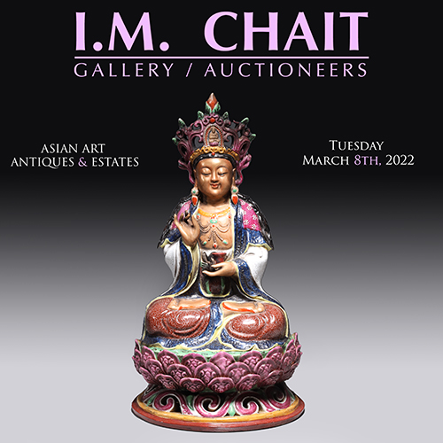 Asian Art, Antiques & Estates Auction March 8th, 2022