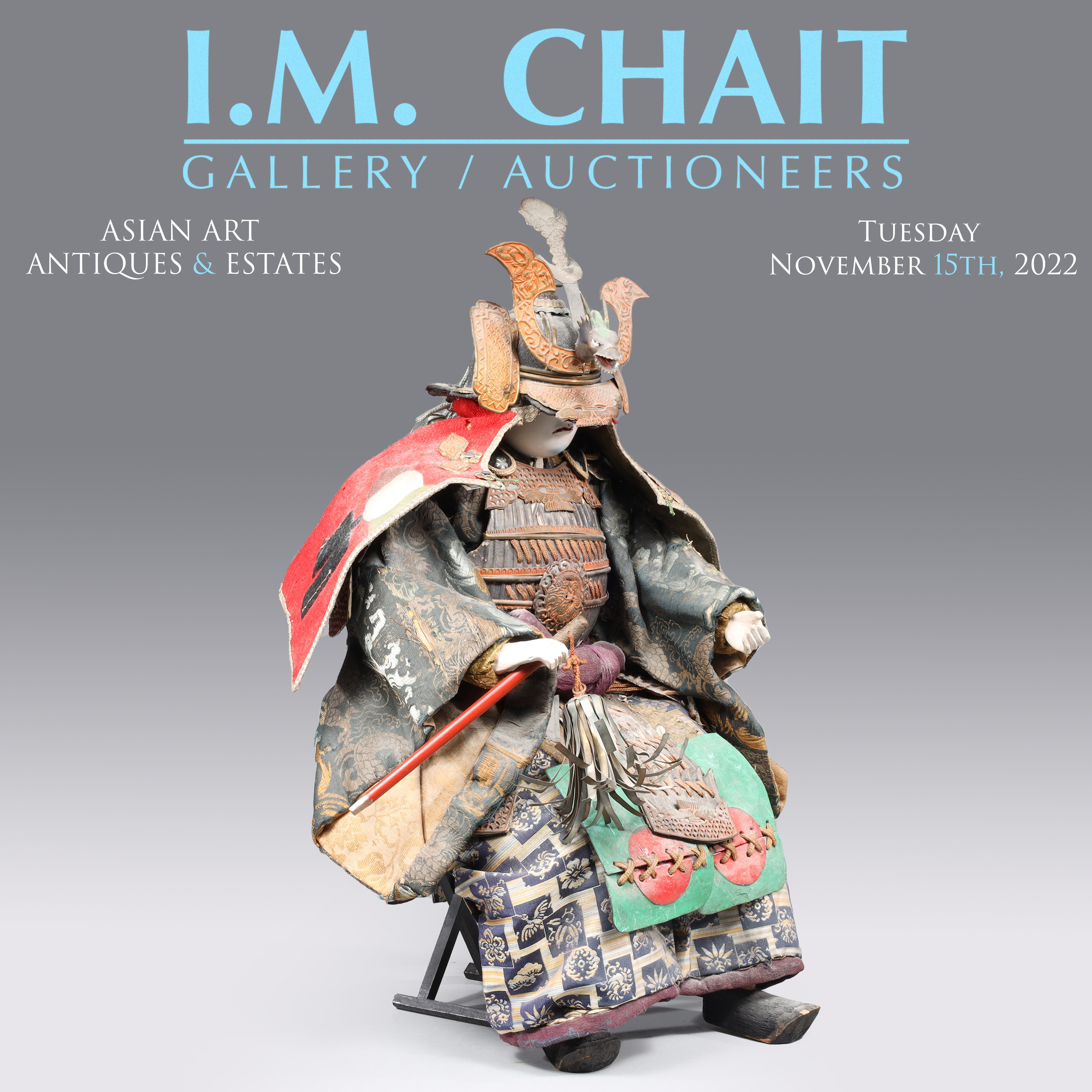 Asian Art, Antiques & Estates Auction November 15th 2022