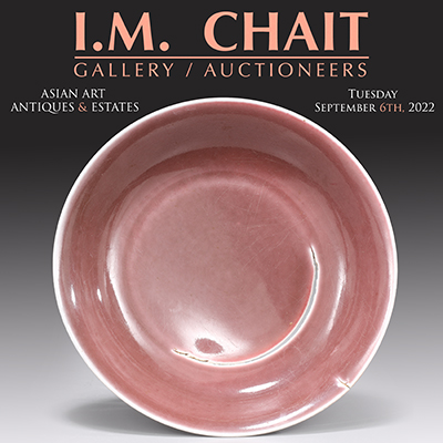 Asian Art, Antiques & Estates Auction September 6th, 2022